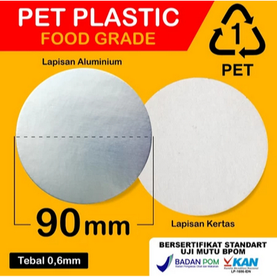 Seal Toples 90 mm / Segel Induksi Toples 9 cm - 10 Pcs