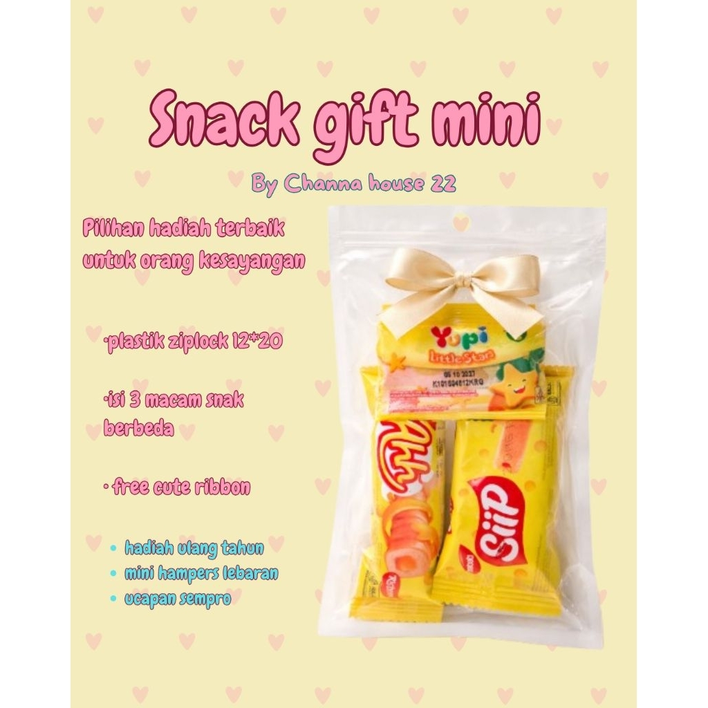 Mini Gift Snack Biru/Hampers Mini Biru/Hadiah Ulang Tahun