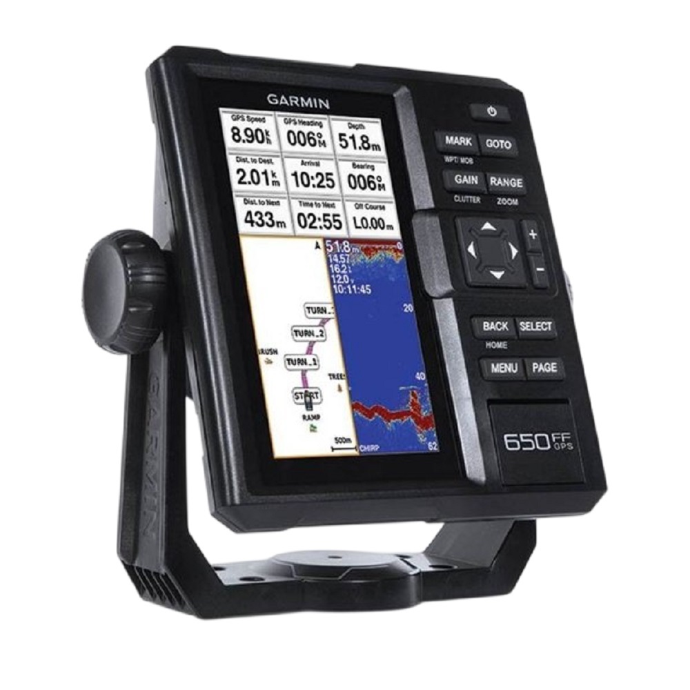 Fish Finder Garmin FF 650 GPS Original Alat Pendeteksi Ikan dan Kapal