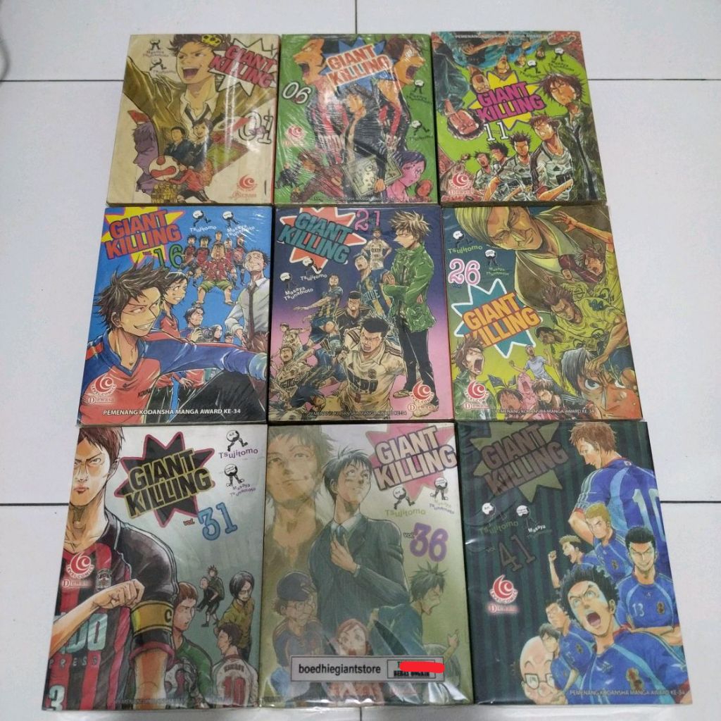 Komik Giant Killing Set, No Bolong, TS