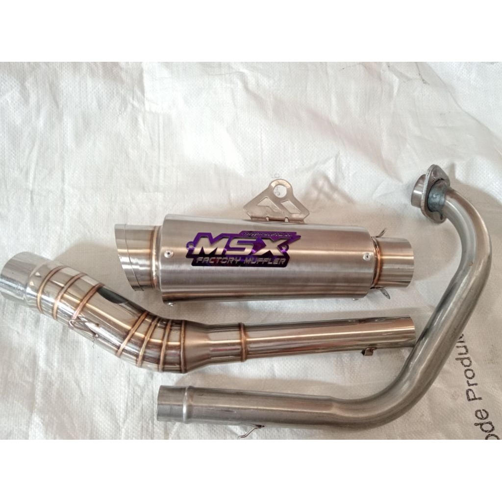 Knalpot original msx cantol racing dos tiger mp mx fu vixion sonic cbr r15 dll