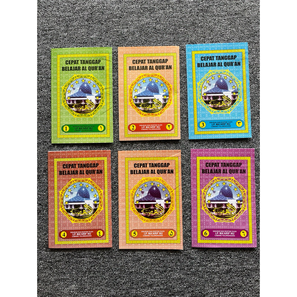 Buku Iqro an nahdliyah, cepat tanggap belajar bal quran, jilid an nahdliyah, buku jilid, buku mengaj