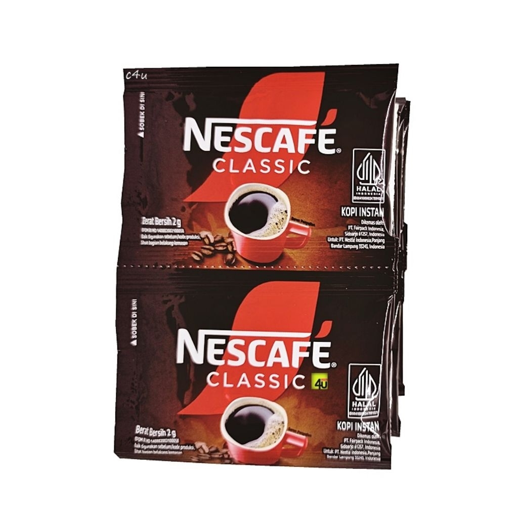 Nescafe Kopi Instant Ice Roast / Classic kemasan 2gx10