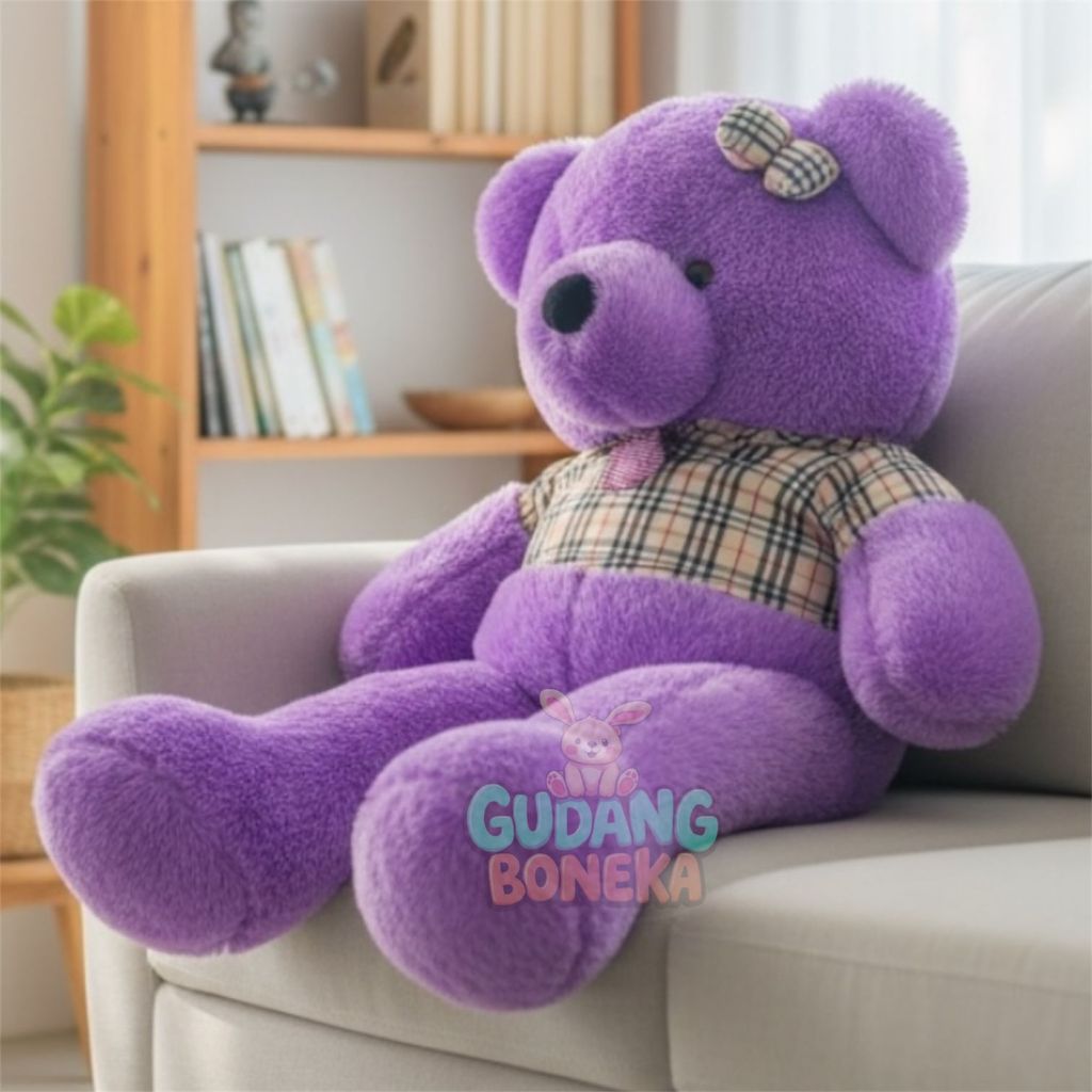 Boneka Teddy Bear Baju 1.1 Meter / Beruang BAJU 1.1 Meter - Lembut, cocok untuk semua usia