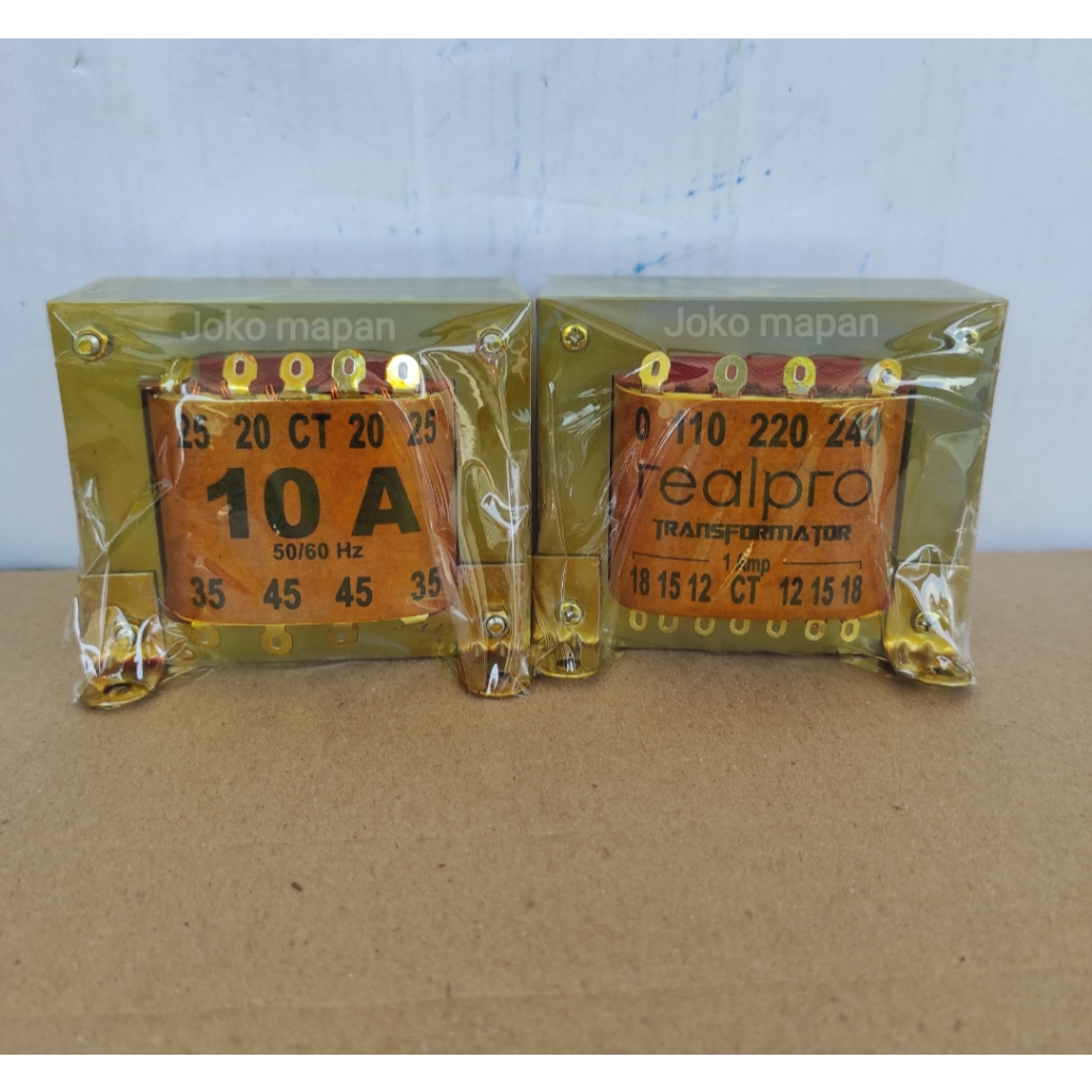 Trafo REALPRO 10A  CT 45  trafo 10 Amper ct 45 volt