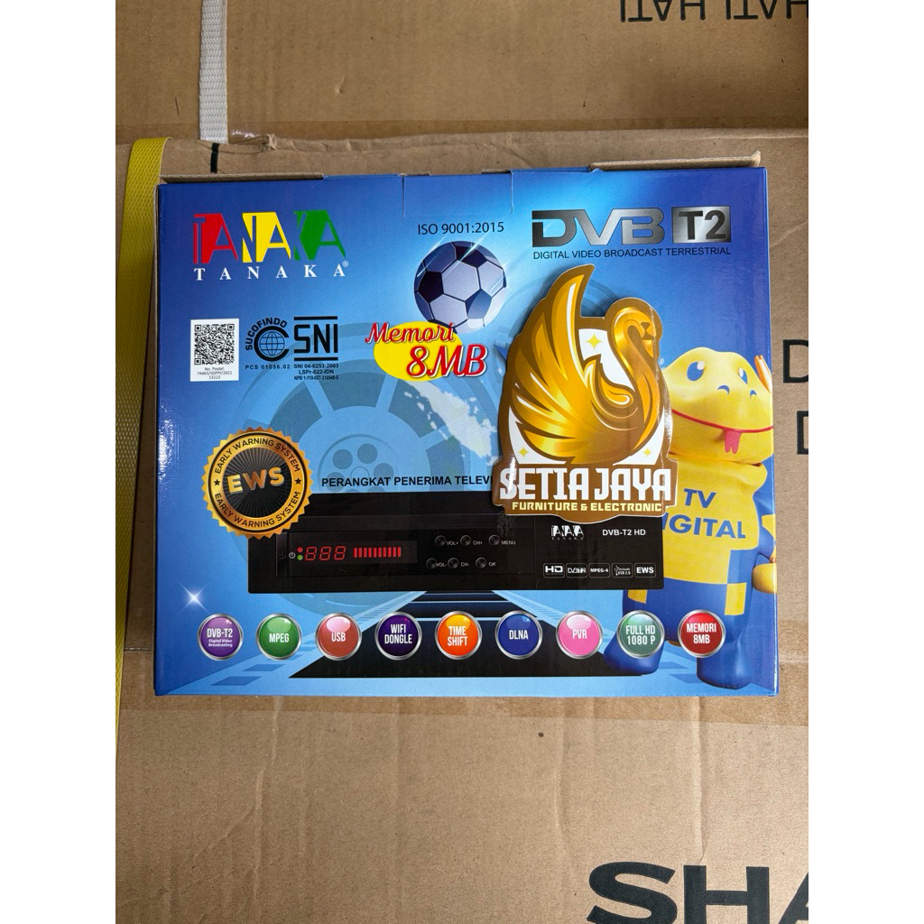 Set Top BoX TANAKA STB (Set Top Box) Digital DVB Type T2 : V2 Pencari Siaran TV Digital STB