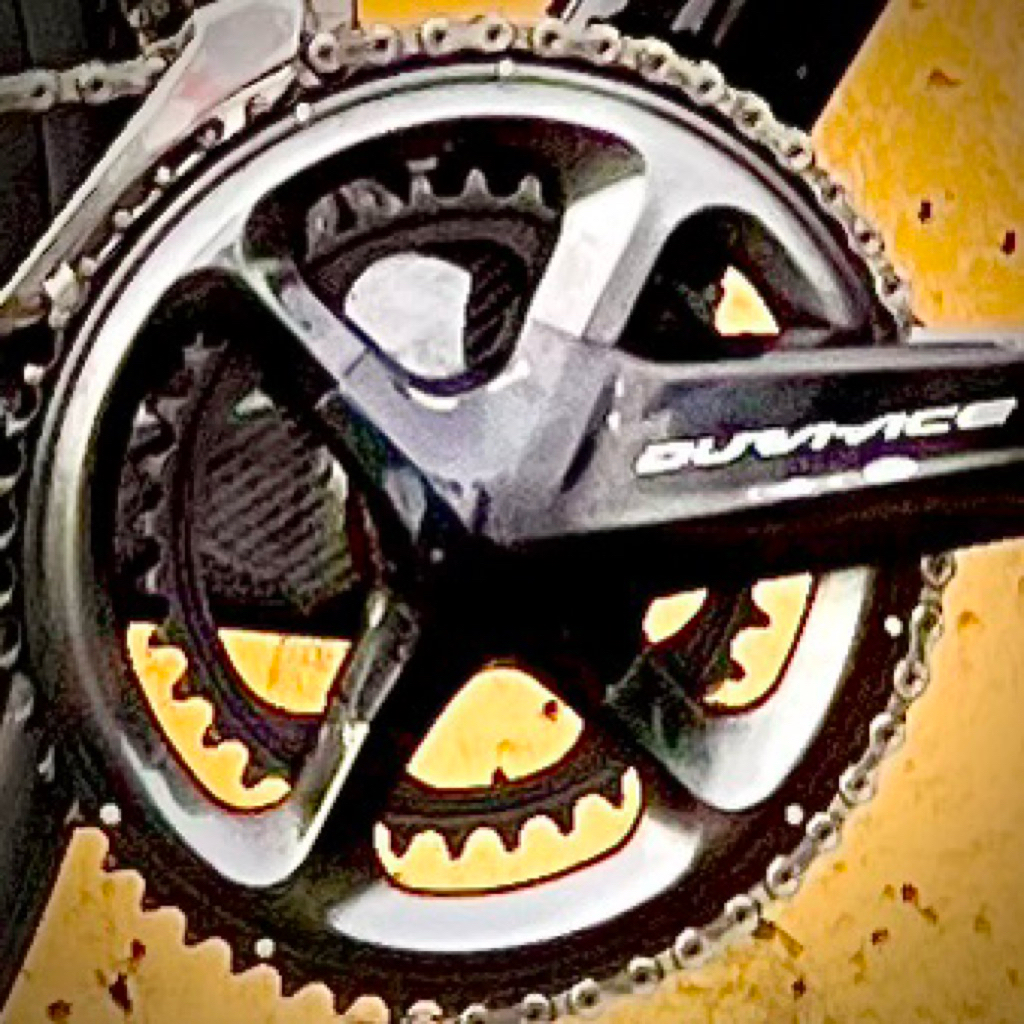 Chainring 52t duraace 9100 11 speed kondisi 90%