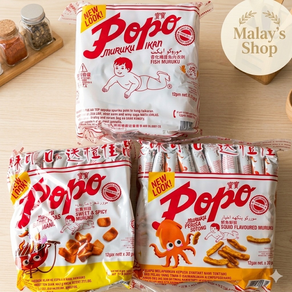 Popo Muruku Ikan - Snack Malaysia