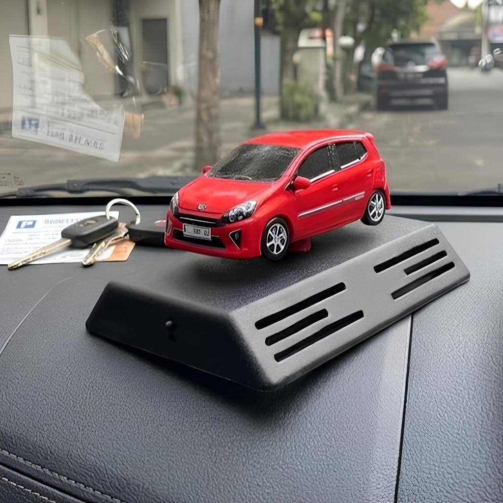 {TOYOTA AGYA 2016 TRD} Skala 1 : 45 Pajangan Interior Miniatur Mobil
