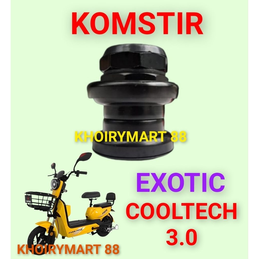 komstir exotic cooltech 3.0 kones headset komfork sepeda listrik exotic cooltech 3.0