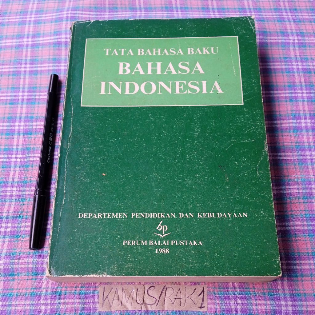 Tata Bahasa Baku Bahasa Indonesia