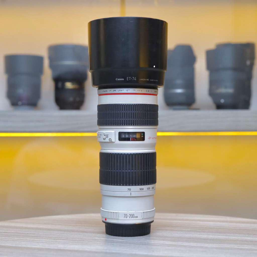 Lensa Tele Canon 70-200mm F4 L USM - Lensa Kamera - Tele - CANON - 70-200mm F4 L USM