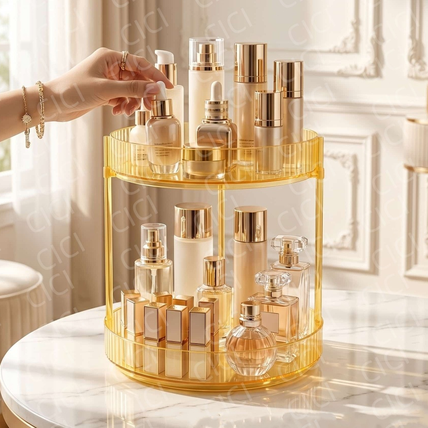 tempat aqua gelas estetik rak air mineral gelas gold Rak Aqua Gelas Estetik Rak Serbaguna Tempat Kos