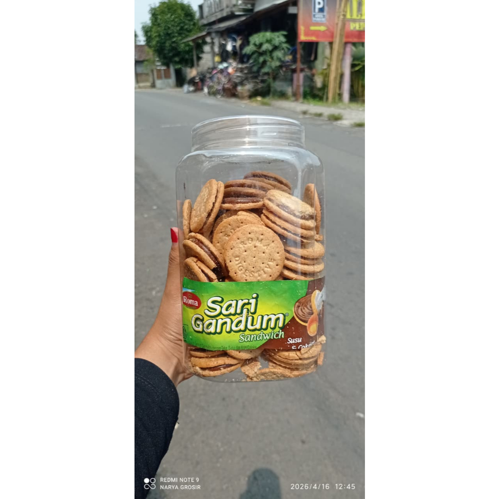 SNACK SARI GANDUM COKLAT TOPLES 2 LITER/ ENAK GURIH
