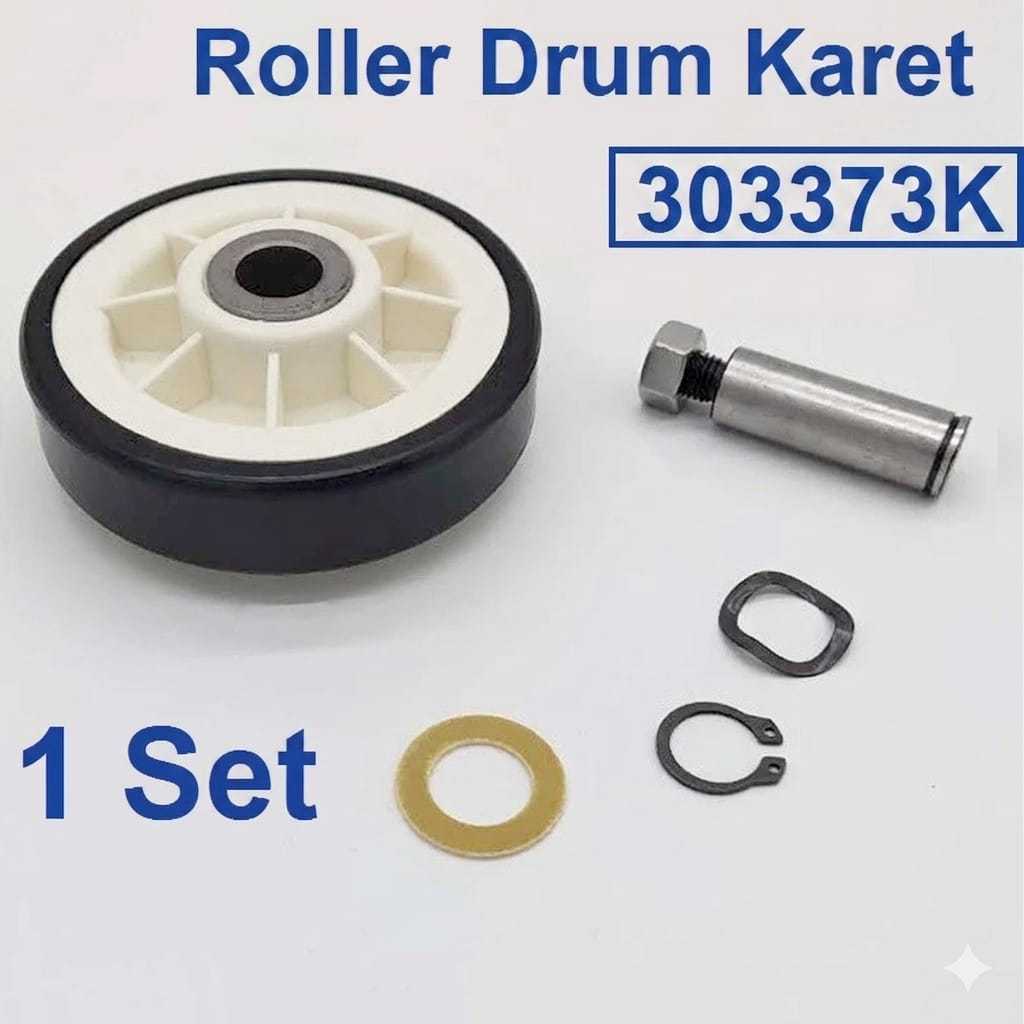 Drum Roller Karet Dryer Speed Queen Roller Mesin Pengering Dryer Speed Queen 303373K 1 Set Mesin Cuc