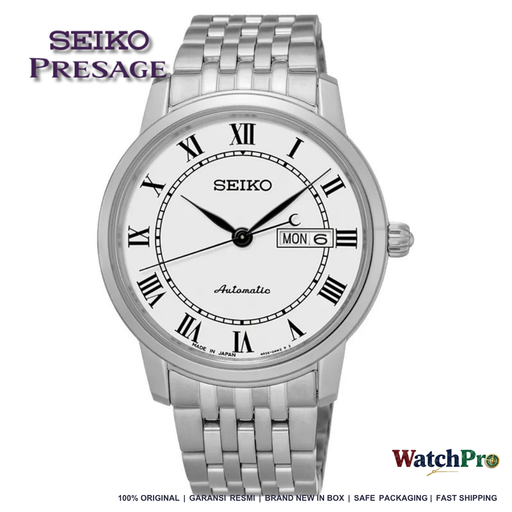 Seiko Presage SRP761J1 Automatic White Dial Stainless Steel Strap