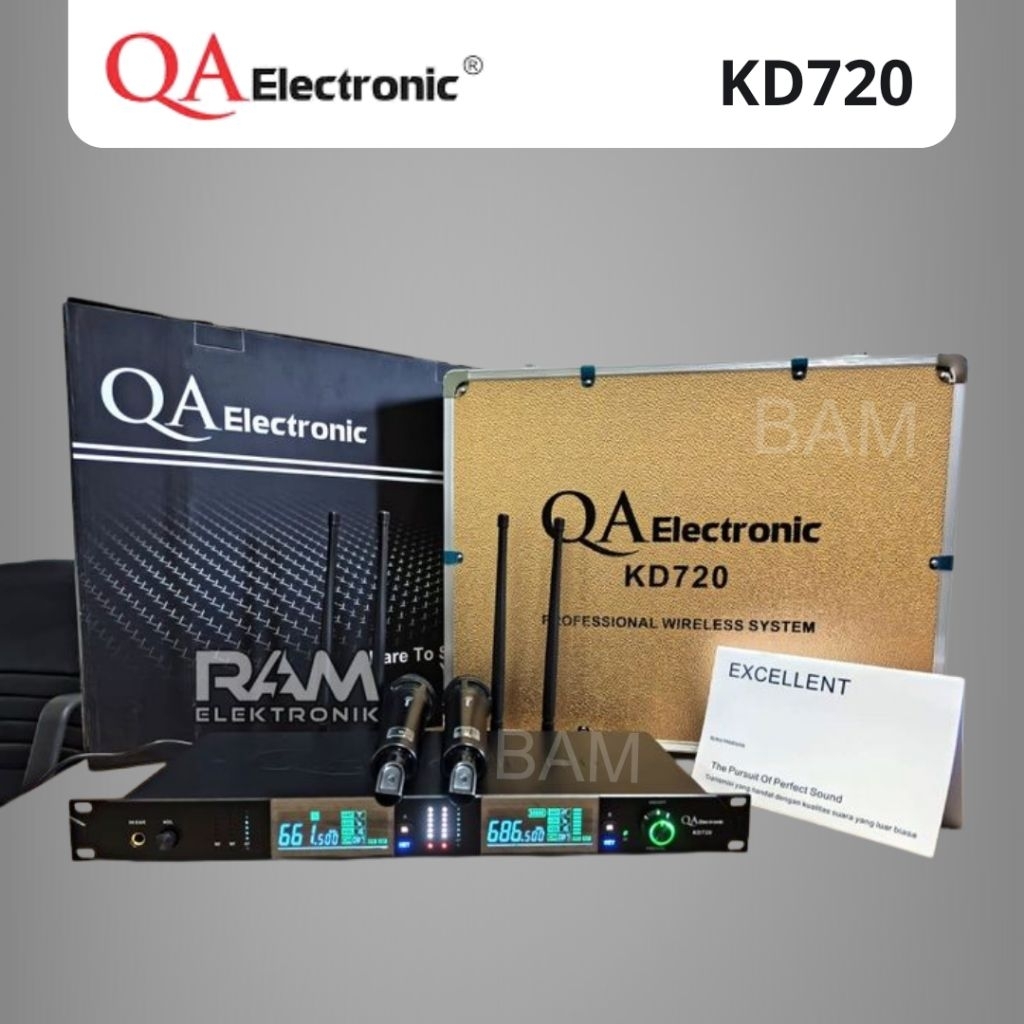 Microphone Wireless QA Electronic KD 720 Original