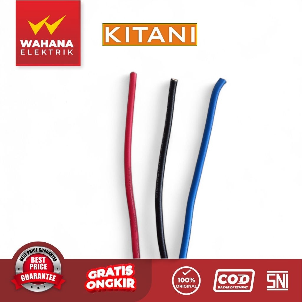 KITANI ECER KABEL NYA 1,5 KABEL LISTRIK ENGKEL KITANI