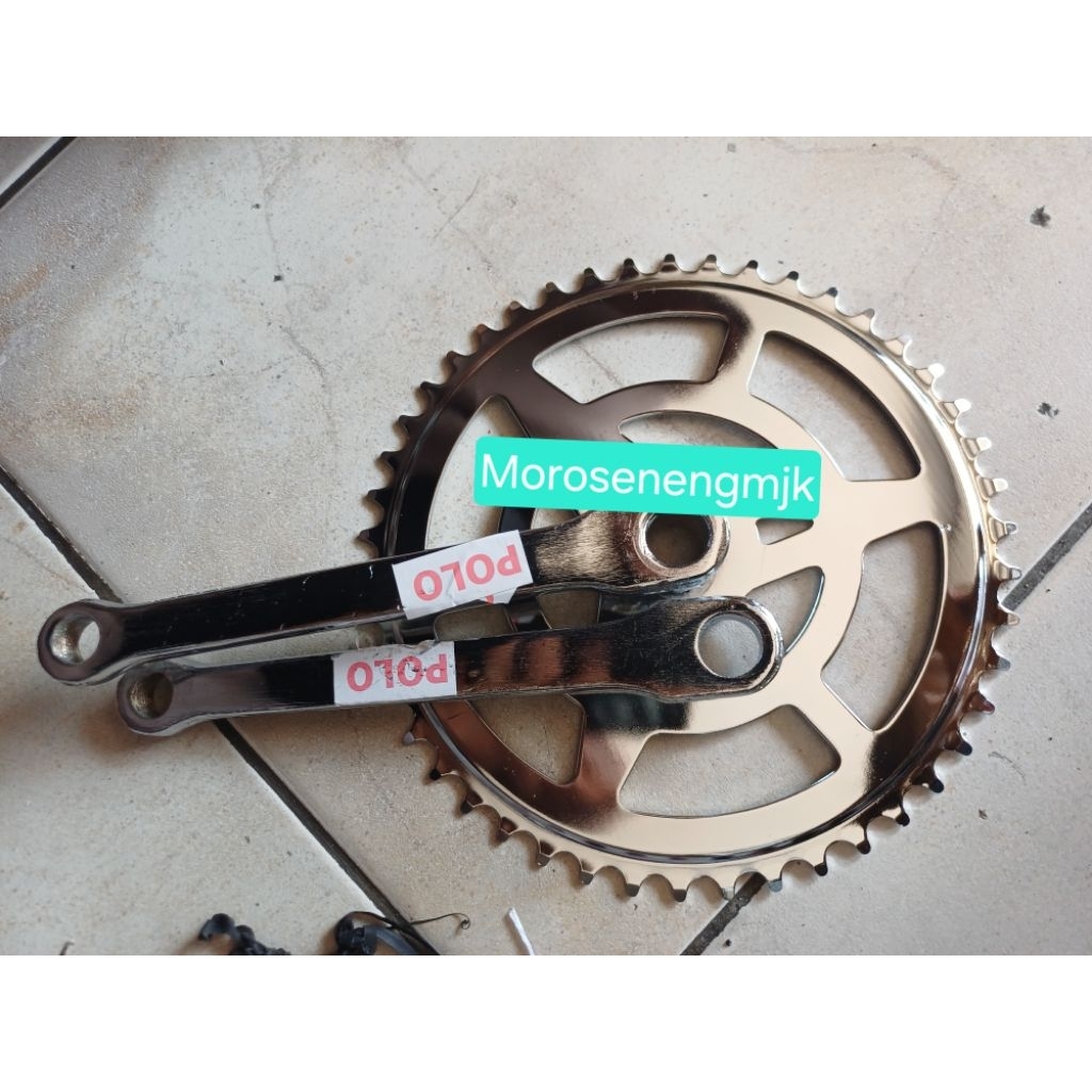 Piringan 46 Polo / Crank sepeda 46T / Piringan sepeda gigi 46T
