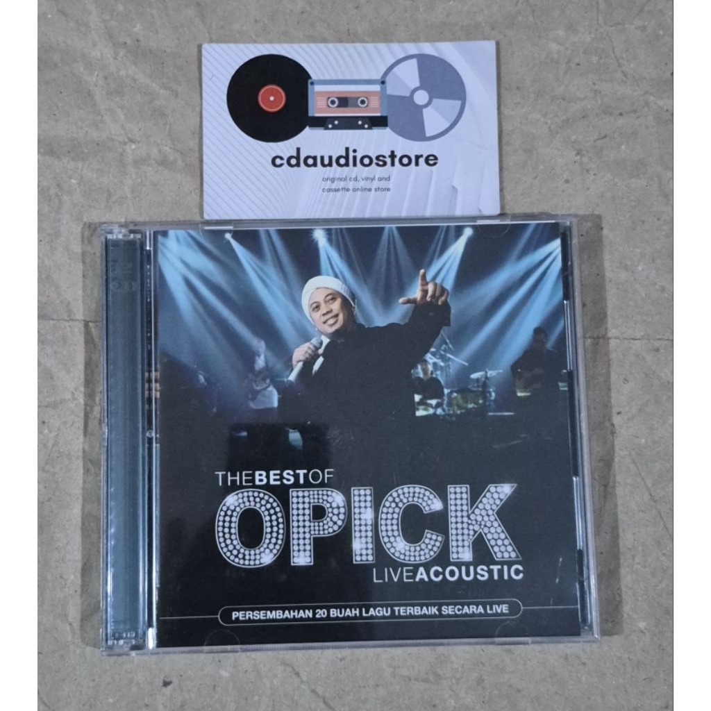 CD OPICK - THE BEST OF LIVE ACOUSTIC 2CD