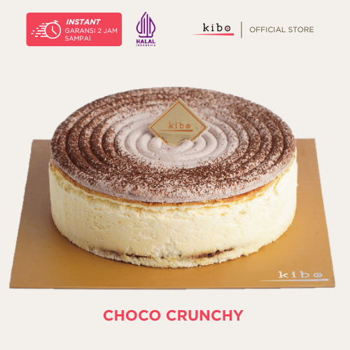 KIBO Choco Crunchy Cheese Cake - Kue Ulang Tahun