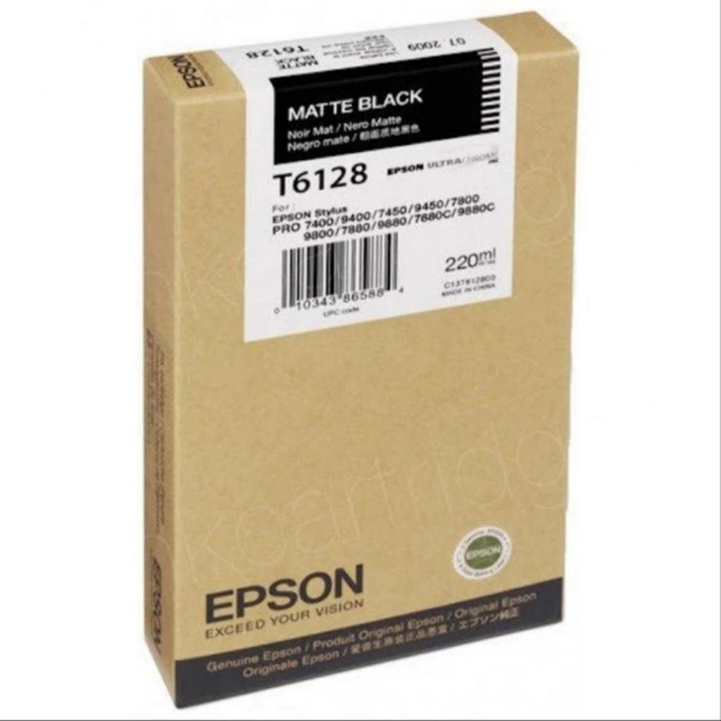 TINTA EPSON T6128 Ink Cartridge for Stylus pro 7880/9880/7800 ORIGINAL
