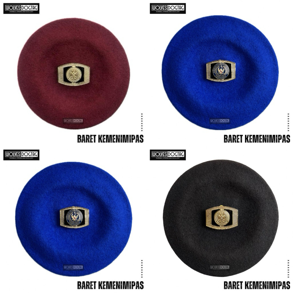Baret Imipas / baret kemenimipas polsuspas satu set camel / baret camel / satops patnal  camel / bar