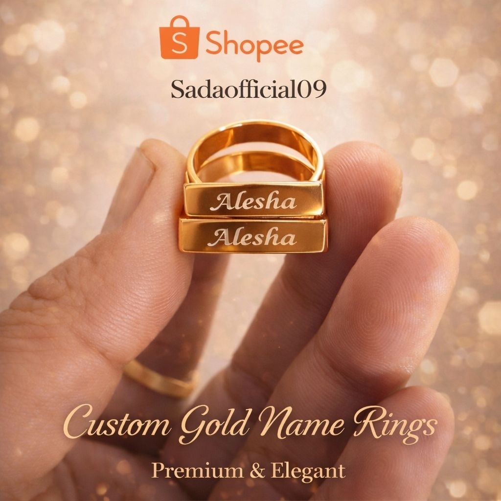 Cincin Nama Model Eropa Cincin Custom Nama