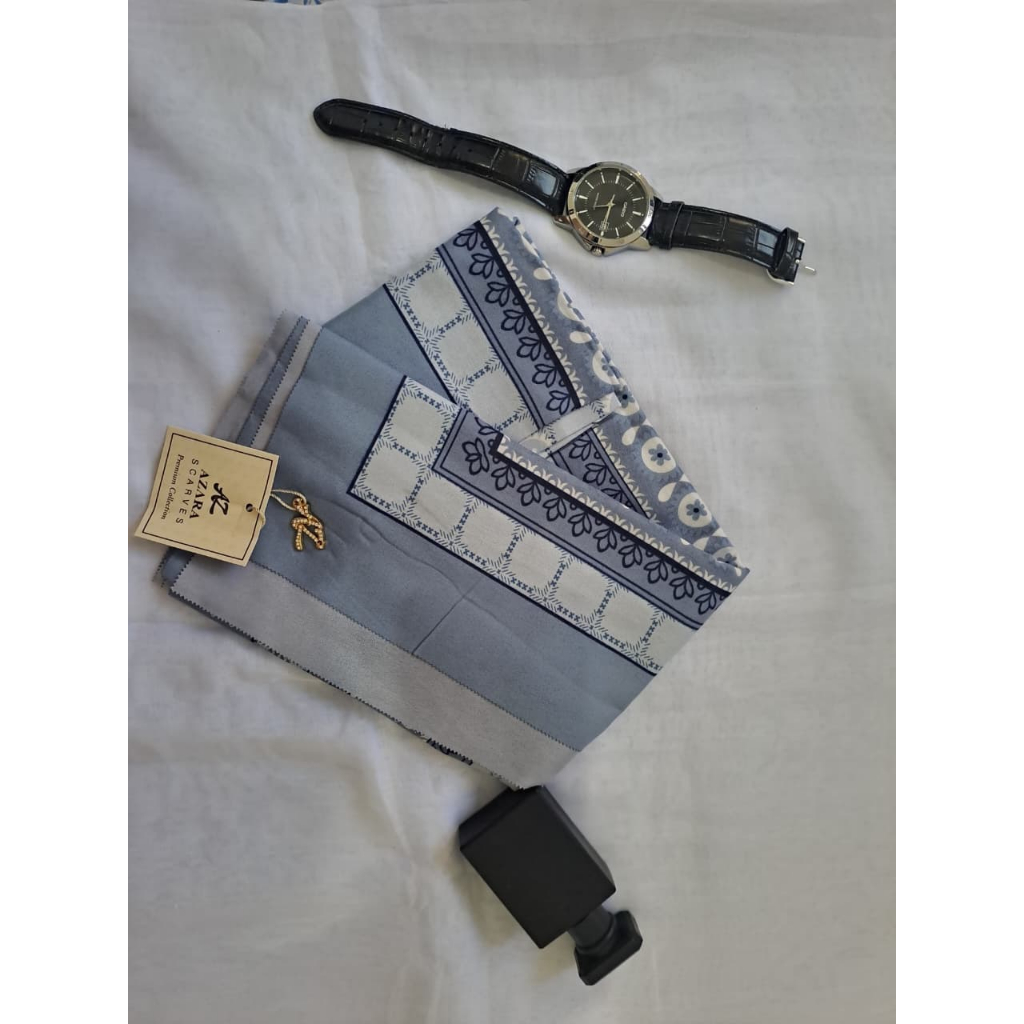 isi[10]Azara motif LOGO pouch grosir hijab azara motif segiempat motif azara premium