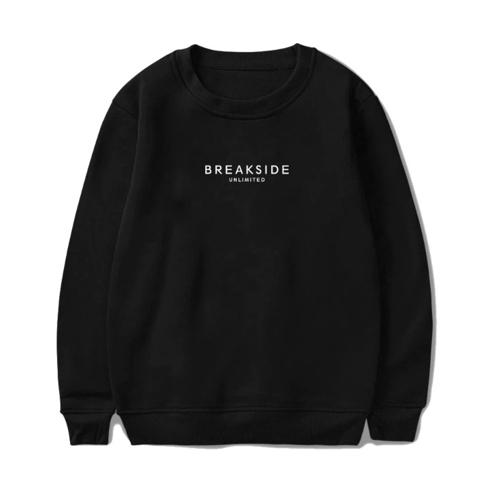 Sweater Crewneck Basic Bahan Vistaterry Nyaman tebal, Ukuran M-XXL Distro breakside unlimited