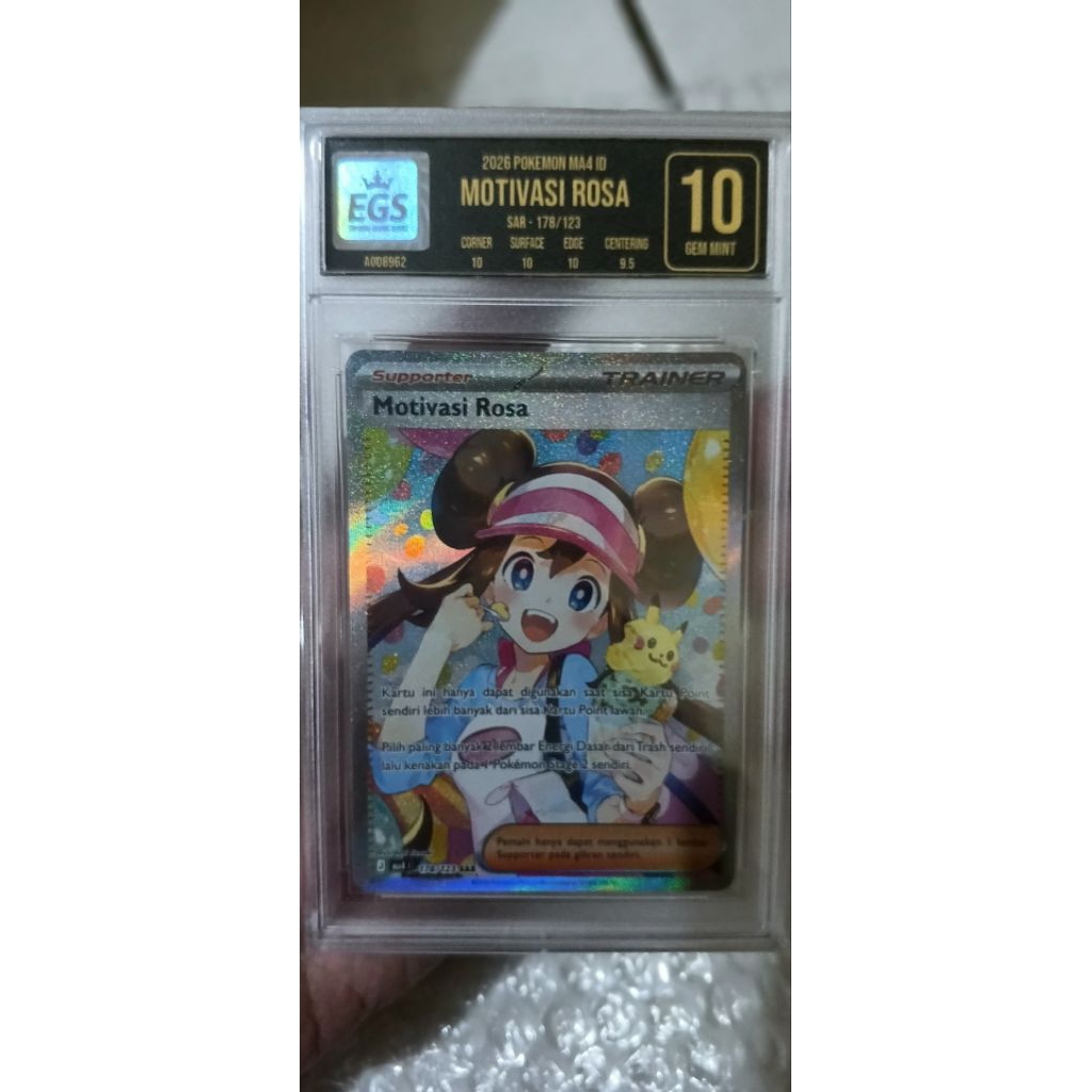 motivasi Rosa sar slab egs 10 tcg pokemon