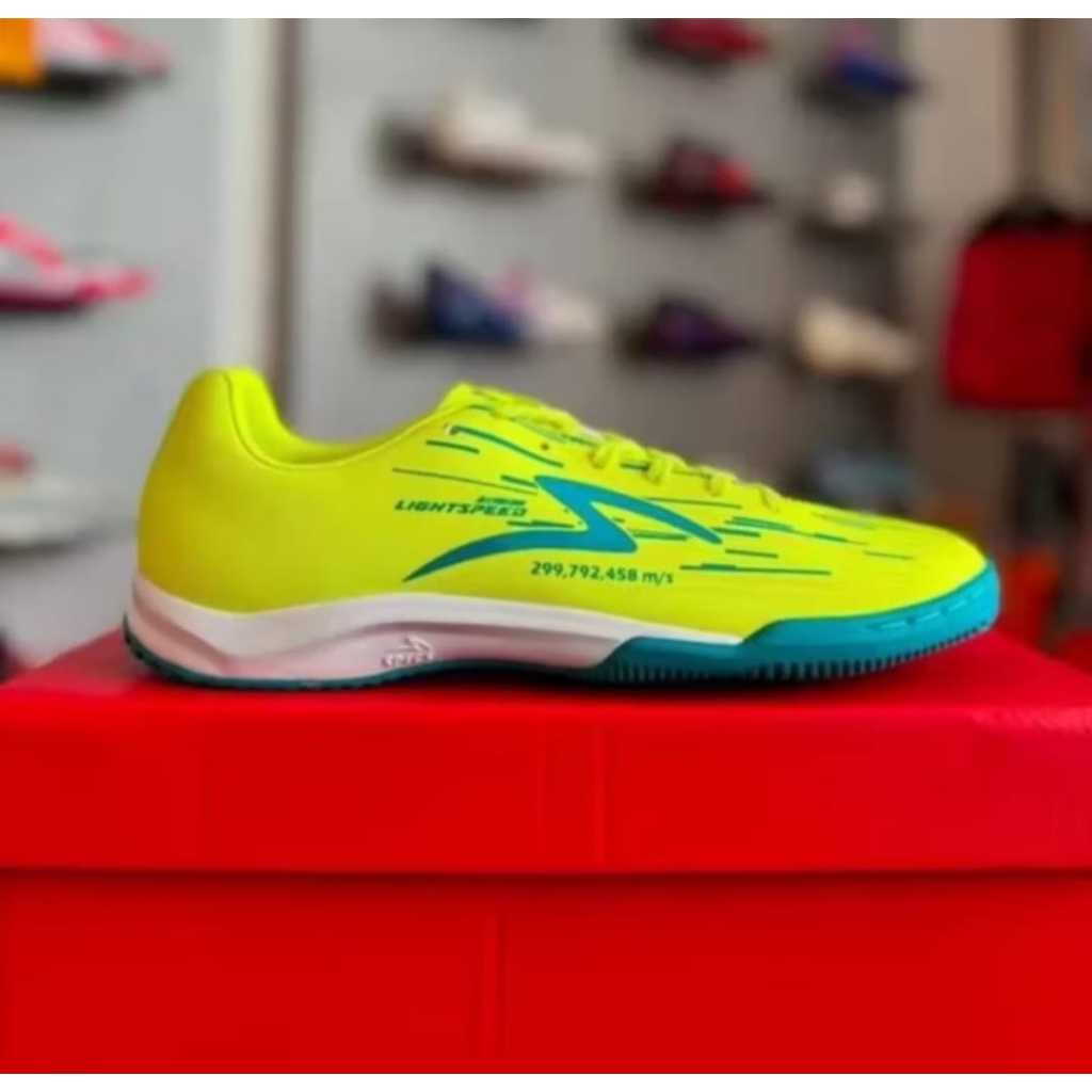 Sepatu Futsal Specs Lightspeed Reborn in Hijau Premium Sepatu Futsal Specs Premium Termurah