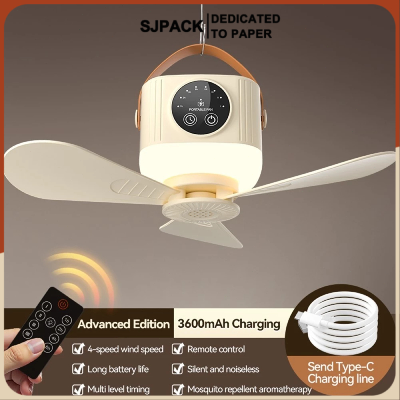 Kipas Angin Penangguhan/ Mini Fan jepit 3 baling / Kipas angin mini / kipas angin meja / kipas angin