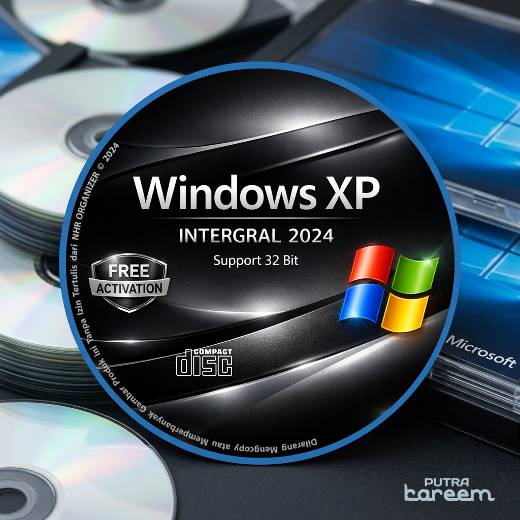 CD Windows XP Intergral Edition 2024 32-Bit Free Activation