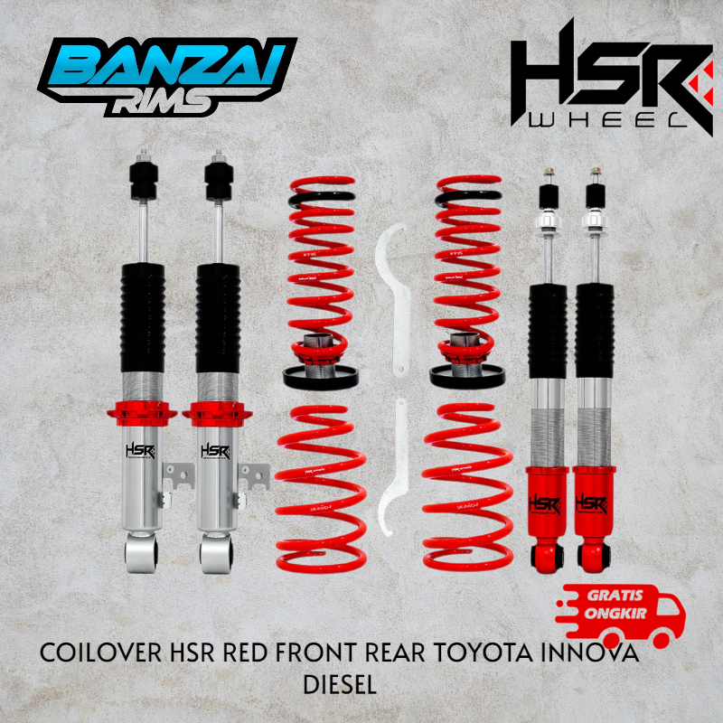 coilover toyota innova diesel/reborn .shock breker ceper coilover hsr wheel