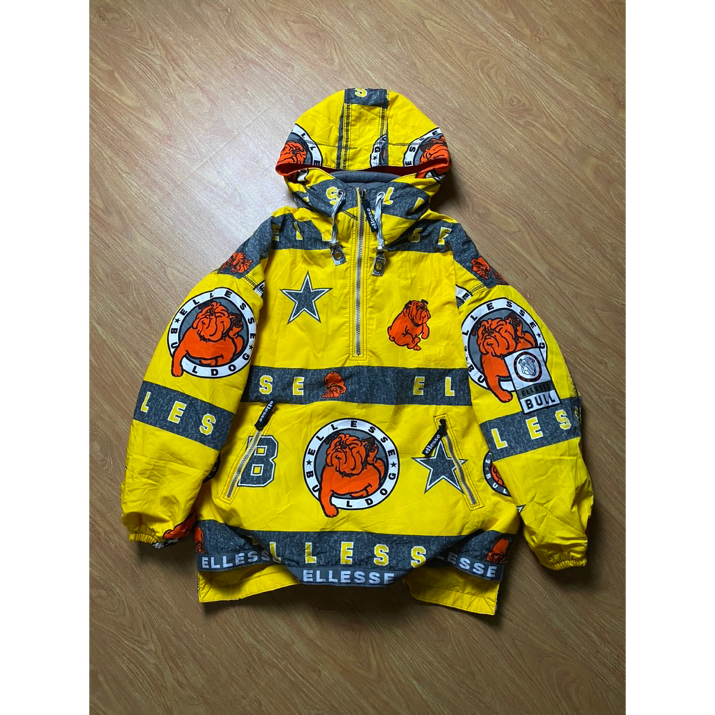 Snowboard Vintage Ell3ss3 Bulld0g Unisex Jacket Second