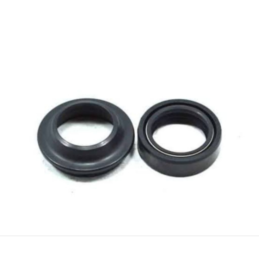 Seal shock depan 1PCS+Sil tutup abu 1PCS Motor Listrik SELIS EAGLE PRIX-PRO Oem import quality