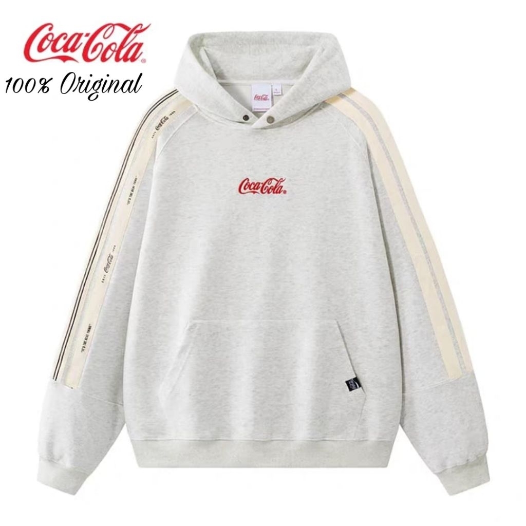 Hoodie Coca-Cola  Premium | Sweater Casual Oversize Pria | 100% Original | Palsu uang kembali 4x Lip
