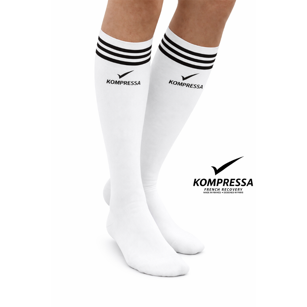 KOMPRESSA Kaos Kaki Kompresi Premium - Sport & Recovery Sock - Cocok Untuk Padel