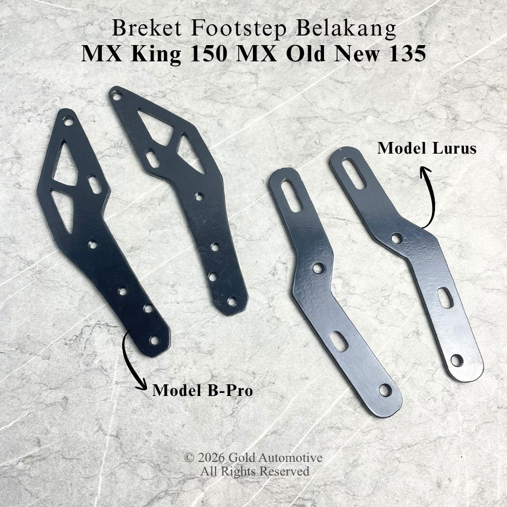 Breket Footstep Underbone MX King 150 BPro Racing PnP Jupiter MX New NJMX & MX Old