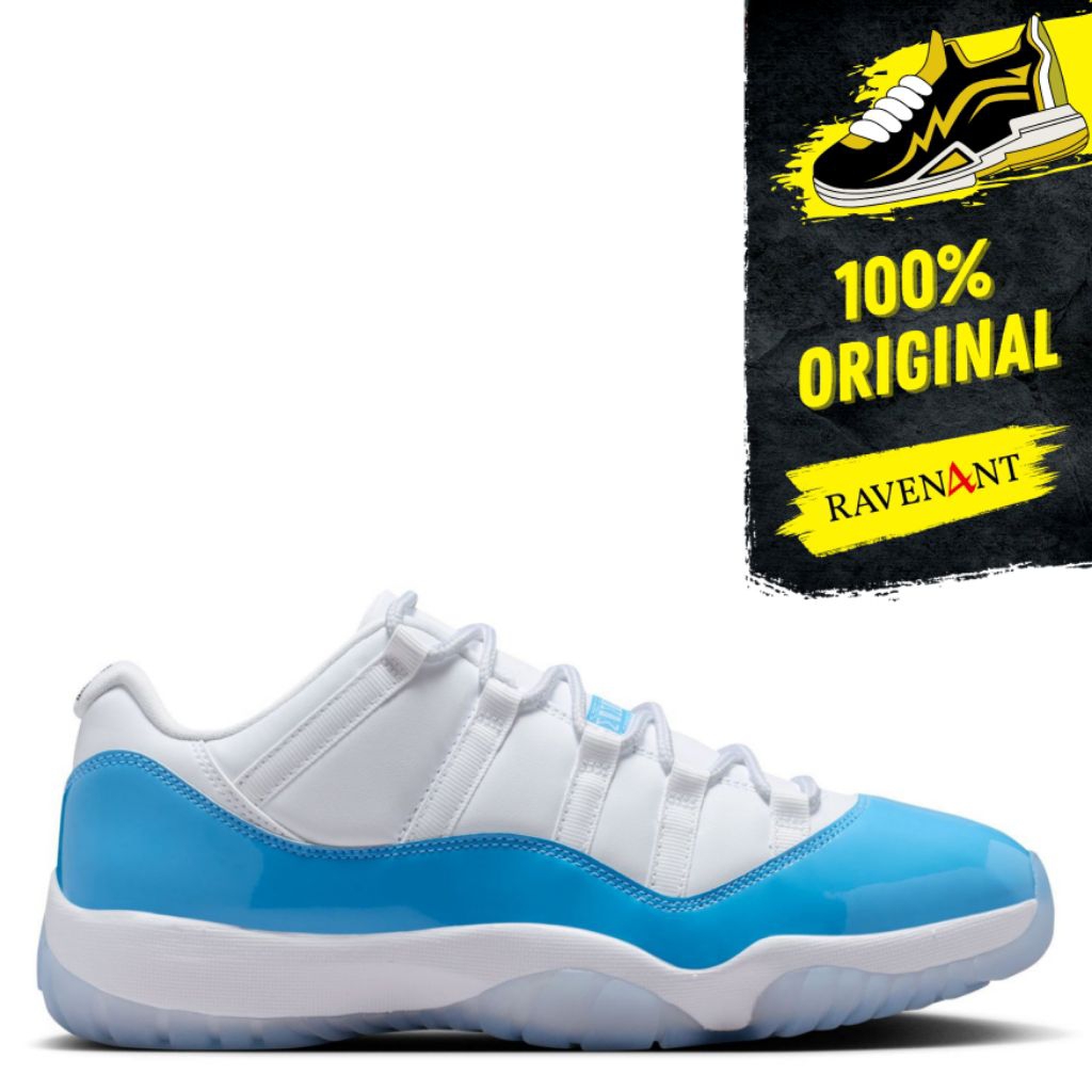 NIKE Air Jordan 11 Retro Low University Blue ORIGINAL - Sepatu Sneakers Pria