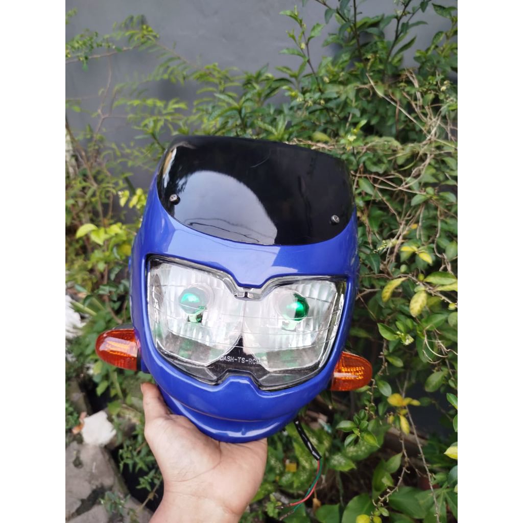 batok reflektor headlamp sein set Honda Nova Dash
