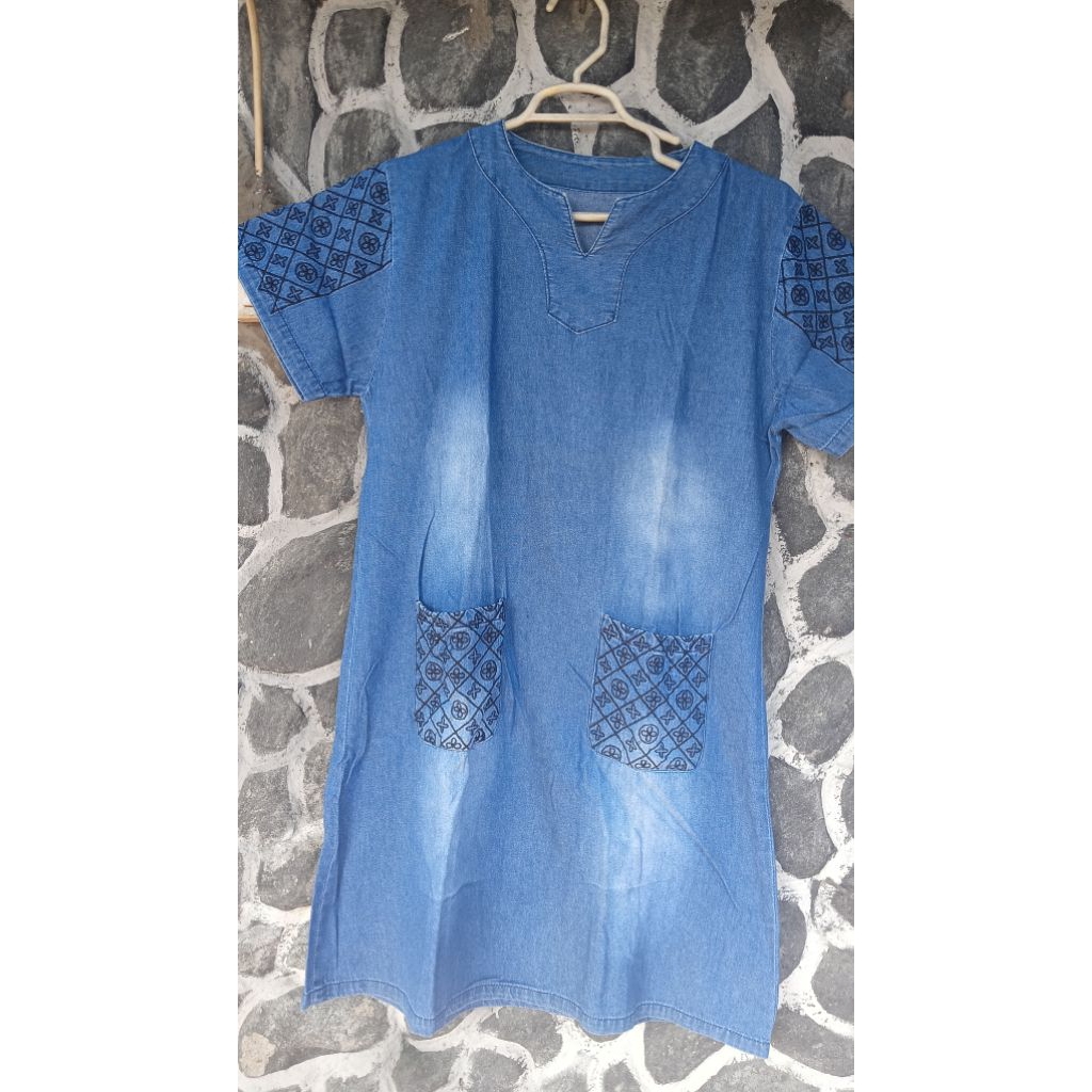 Dress Denim wanita (preloved)