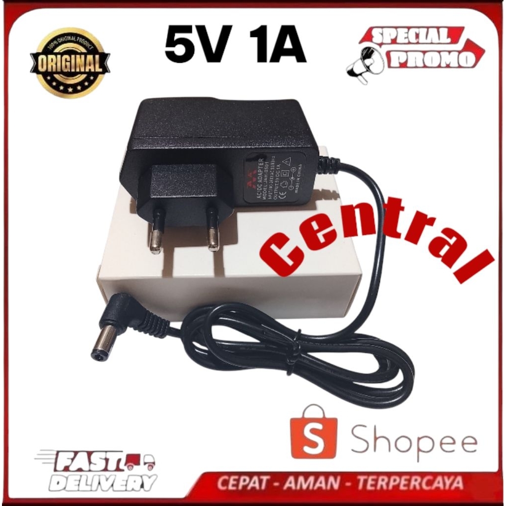Adaptor 5V 1A (5.5mm x 2.5mm)  STB,HTB-3100,Router,spliter DLL Elektronik Computer