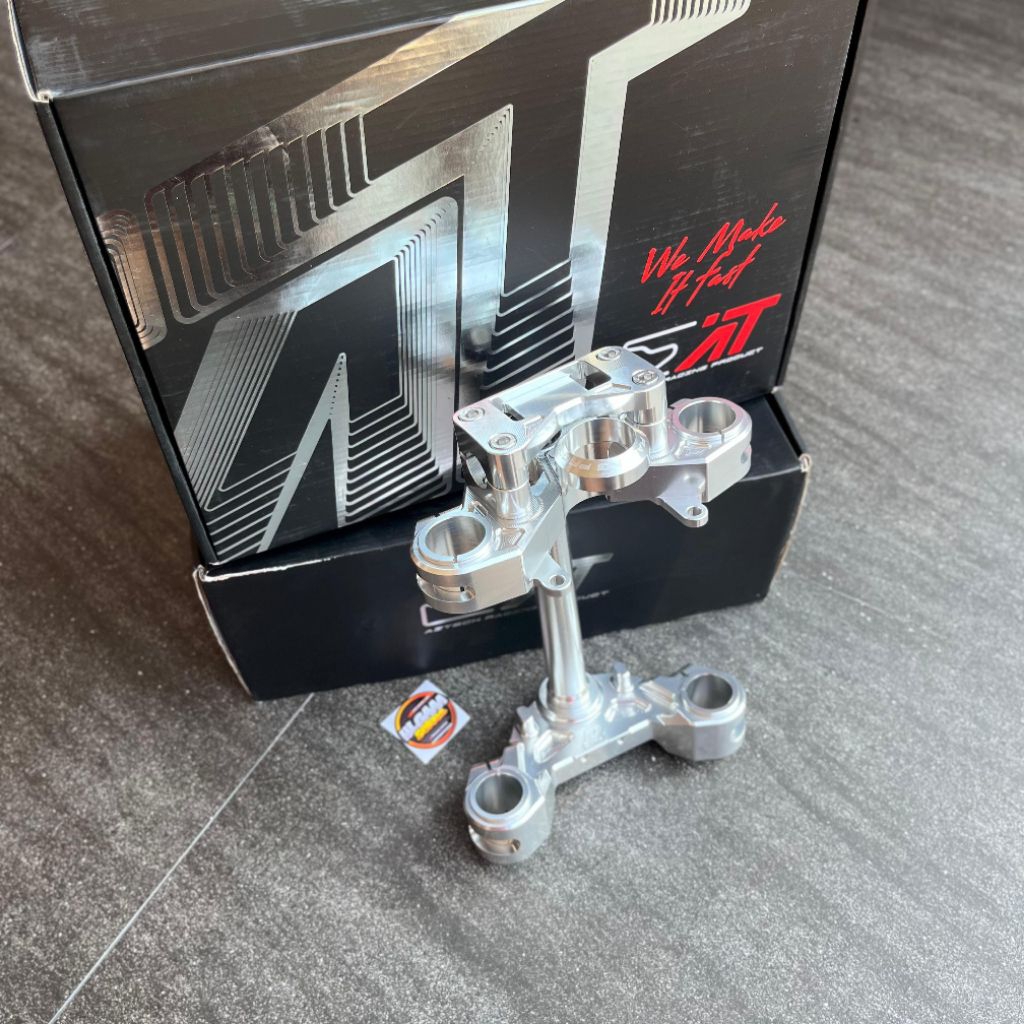 SEGITIGA ATAS BAWAH RX KING AITECH SILVER T-POST ALUMUNIUM BILED RX KING AITECH
