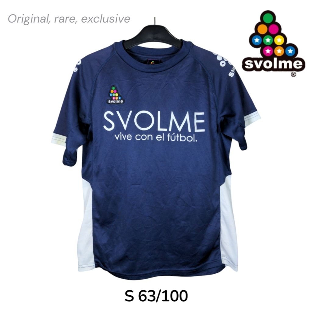 SVOLME Jersey Bola Futsal Size S Warna Navy Blue Rare Brand