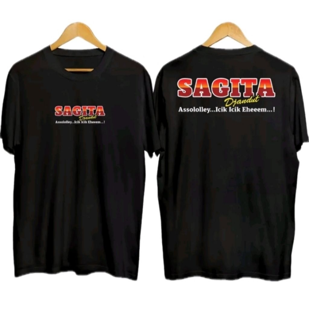 Kaos sablon sagita asselolley t-shirts distro unisex katun bahan adem