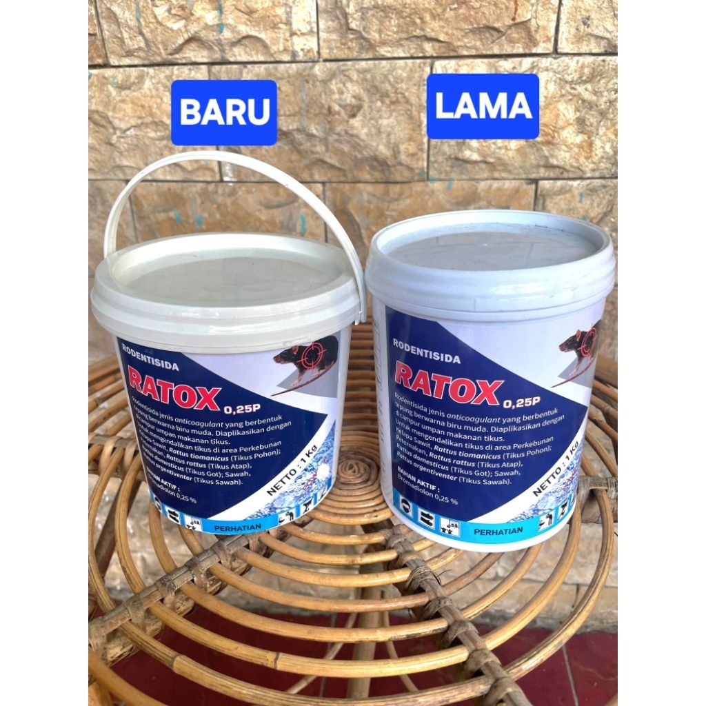 Racun Tikus RATOX 1kg Rodentisida membasmi tikus sawah