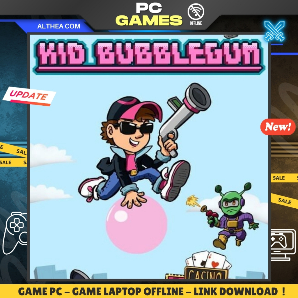 KID BUBBLEGUM - ACTION - SHOOTER - INDIE - GAME PC / LAPTOP - OFFLINE