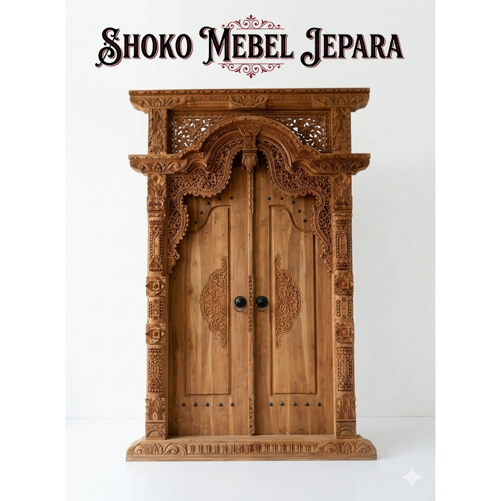 pintu gapura gebyok 180x270 ukiran jepara